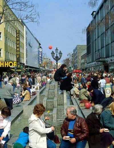 Fußgängerzone Berlin 1984